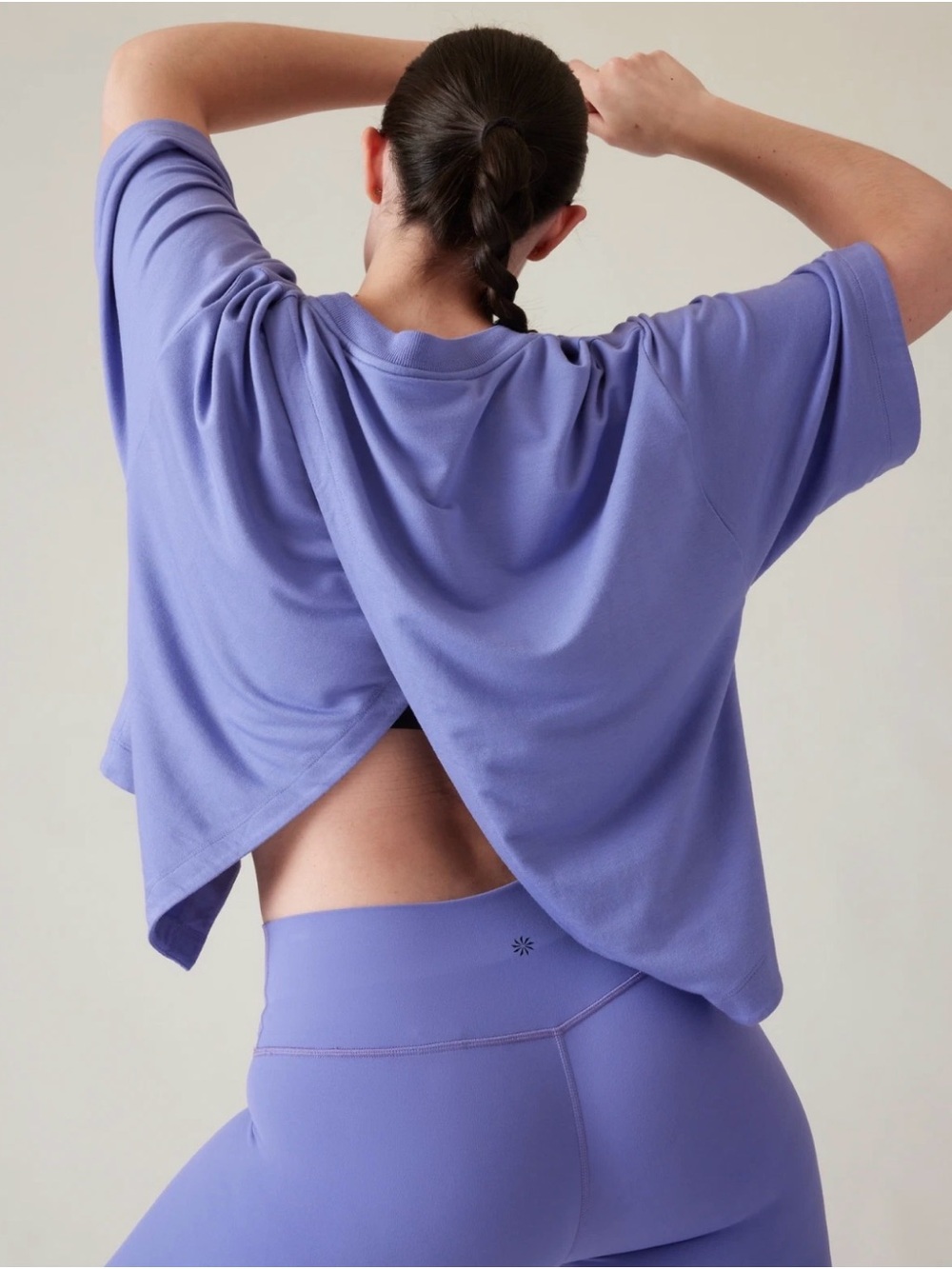 ATHLETA Bliss Sweatshirt Top - SIZE 1X Adonis Blue